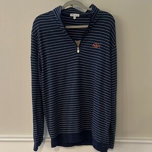 Scotty Cameron limited edition Peter Millar Navy and White Striped 1/4 Zip